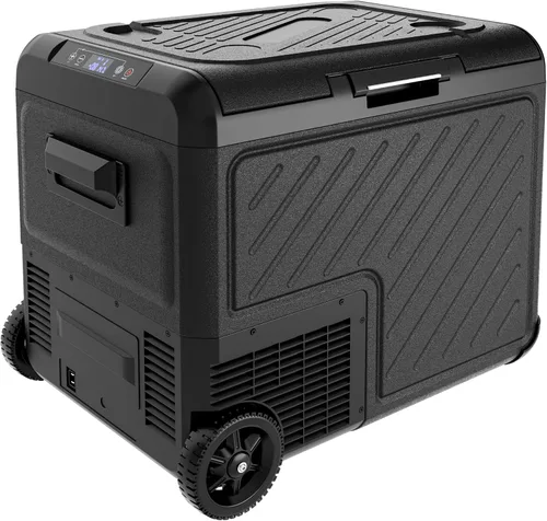 Vista 9 de EUHOMY Refrigerador de 12 voltios, 19 QT (18 L) congelador portátil, enfriador eléctrico -4℉~68℉, refrigerador de auto de 12V con puerta reversible