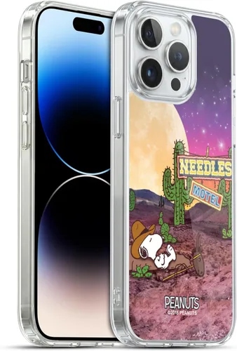Vista 75 de Head Case Designs Funda de gel con licencia oficial de Peanuts Nebula Cactus Needles Snoopy Space Cowboy [protección de grado militar] compatible