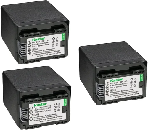 Vista 5 de Kastar Batería BP-745 de repuesto para Canon LEGRIA HF M68 HFM68, LEGRIA HF M76 HFM76, LEGRIA HF M78 HFM78, LEGRIA HF M86 HFM86, LEGRIA HF M88
