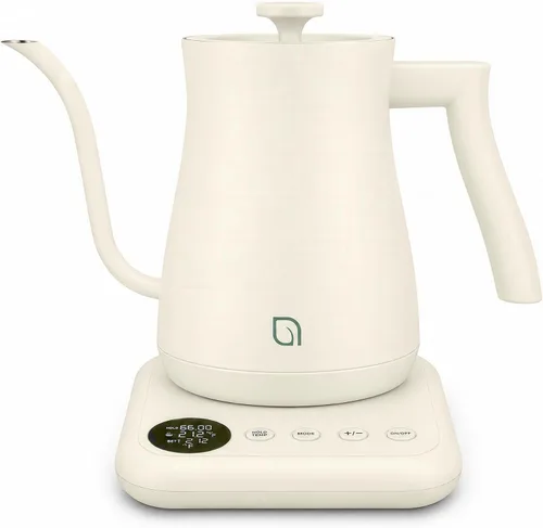Vista 8 de WILLOW ECO SERIES - Hervidor eléctrico de cuello de cisne con 5 ajustes preestablecidos de temperatura y función de mantener el calor, 0.8L