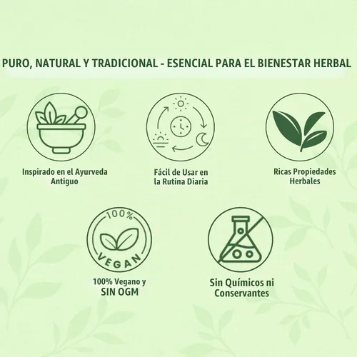 Vista 7 de AYURVEDASHREE Triphala Polvo 200 Gm Combinación de Amla, Haritaki y Bibhitaki Sin OGM Vegano.