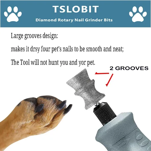 Vista 3 de Diamond Dremel - Accesorio para amoladora de uñas de perro, rueda de 1/8 pulgadas para amoladora de uñas de perro Dremel, broca giratoria