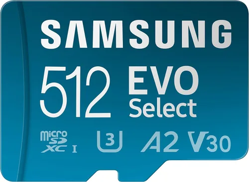 Vista 8 de SAMSUNG EVO Select Micro SD-Tarjeta de memoria + adaptador, 128 GB microSDXC 130 MB/s Full HD y 4K UHD, UHS-I, U3, A2, V30, almacenamiento ampliado