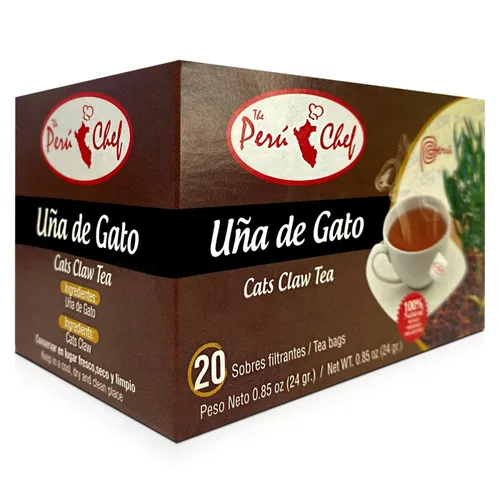 Vista 2 de PeruChef te Uña de Gato Garra de gato 20 Bolsas de té