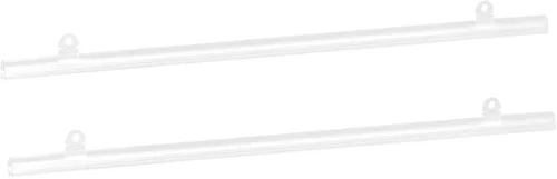 Vista 12 de MECCANIXITY Barra de tiras de PVC para colgar pósteres, 9.8 in, transparente, con clips para póster, mapa, juego de 4
