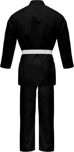 Vista 4 de Ultimate - Uniforme de karate de peso medio para niños y adultos, unisex, juego completo con cinturón blanco gratis