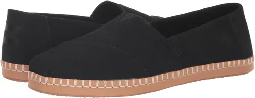 Vista 7 de TOMS Mujer Alpargata Cuero Wr - Negro