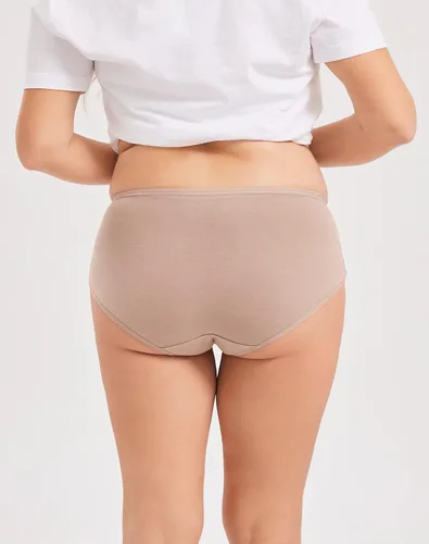 Vista 2 de INNERSY Ropa interior transpirable de algodón para mujer, ropa interior hipster, cómoda, paquete de 5