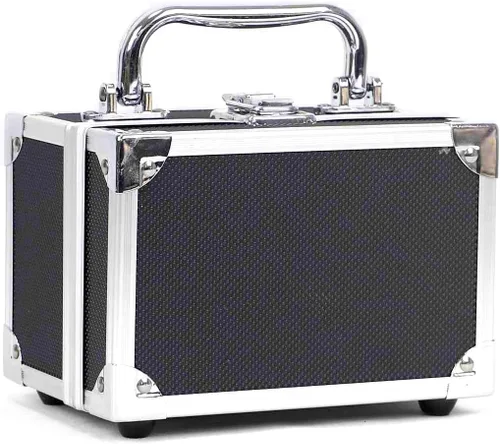 Vista 6 de Ursae Minoris Elite - Caja de aluminio negra para 12 portamonedas de estilo certificado o certificado NGC, PCGS, ANACS, Elite, Lighthouse, BCW Negro