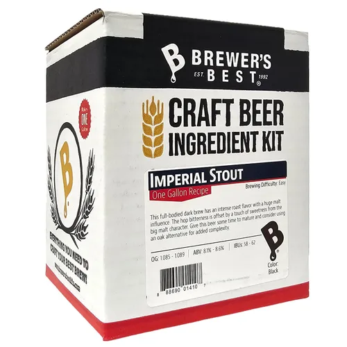 Vista 2 de Brewer's Best Kit de ingredientes de cerveza casera de un galón (Imperial Stout)