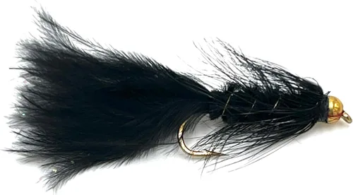 Vista 18 de Feeder Creek Woolly Bugger Moscas de pesca con mosca, 12 piezas, surtido de pesca con mosca Moscas húmedas hechas a mano para pesca con mosca