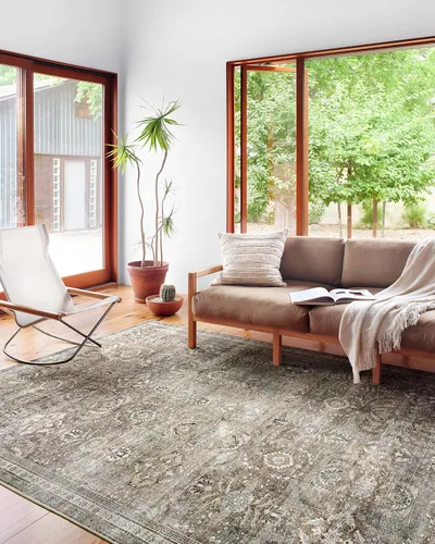 Vista 36 de Loloi Layla Spice/Marine - Alfombra de área de 7'-6" x 9'-6" especia/marina