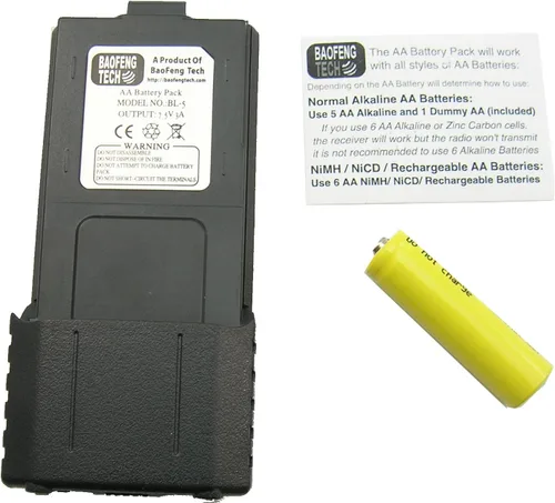 Vista 4 de BaoFeng Eliminador de batería para radios BF-F8HP y UV-5R