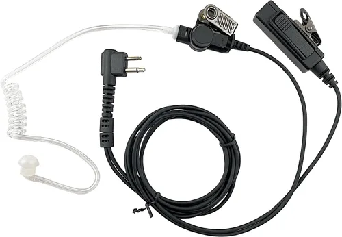 Vista 7 de MaximalPower Kit de vigilancia de auriculares de tubo acústico con PTT y con aplicación de Kevlar dentro del cable compatible con radios