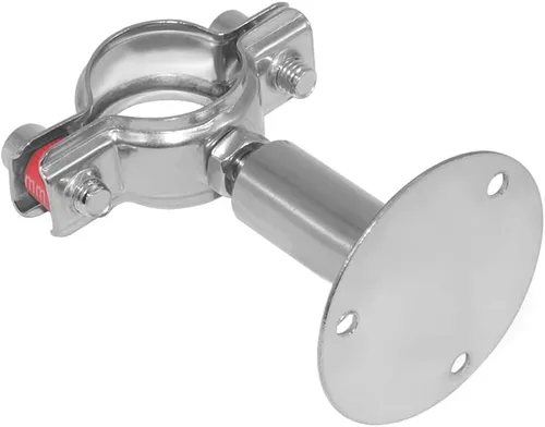 Vista 3 de Beduan Soporte de tubería de acero inoxidable de 5/8 pulgadas para montaje en pared en techo, abrazadera de correa de tubería ajustable para tubería