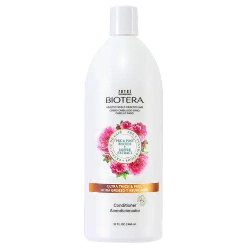 Vista 11 de Biotera Ultra Thick & Full Volumizing Conditioner for Fine, Limp Hair - Adds Volume & Fullness with Coconut & Coffee Extract, Enhances Shine &