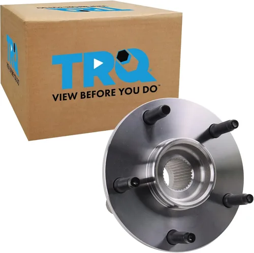 Vista 100 de TRQ Cojinete de rueda lateral del pasajero trasero y conjunto de cubo compatible con Ram ProMaster 1500 ProMaster 2500 ProMaster 3500 2014-2023
