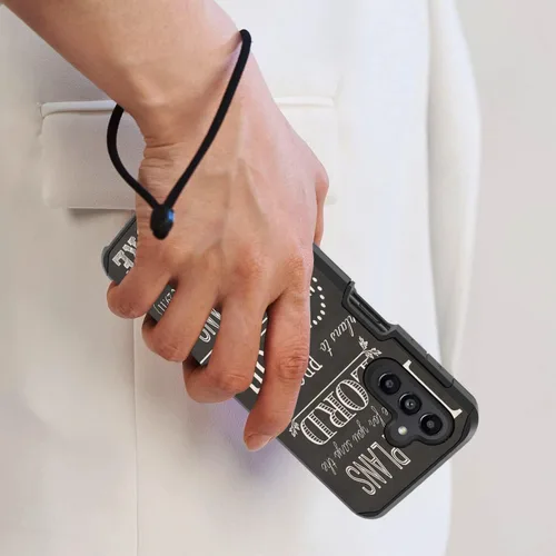 Vista 5 de Funda para Galaxy A13 5G, 2 en 1 híbrida de policarbonato duro y silicona suave, resistente, doble capa, a prueba de golpes, funda de protección