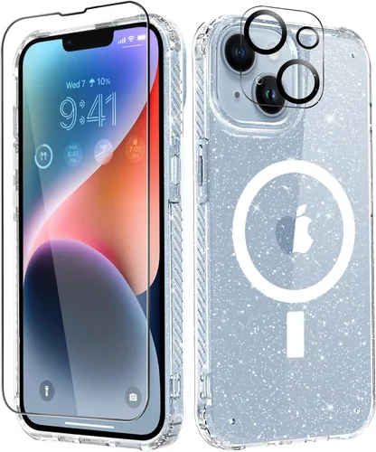 Vista 9 de MIODIK Compatible con Funda para iPhone Air, [Compatible con Magsafe] con Protector de Pantalla y Protección de Cámara Mejorada, Funda Protectora