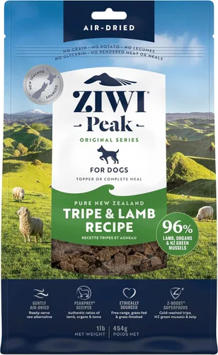 Vista 32 de ZIWI Peak - Alimento para perros secado al aire, carne de res, totalmente natural, alta proteína, sin granos, ingredientes limitados