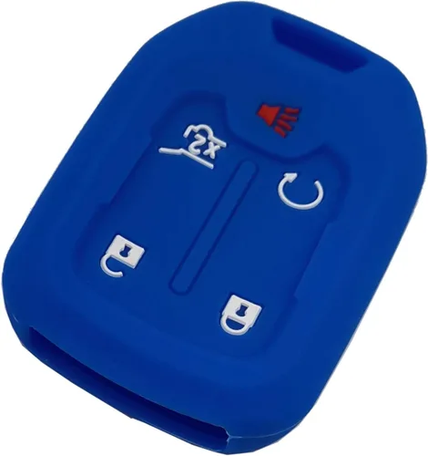 Vista 5 de 2 fundas protectoras para llave inteligente para GMC Acadia Terrain Yukon Chevrolet Suburban Tahoe entrada remoto sin llave, funda protectora