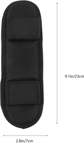 Vista 4 de VANZACK Almohadilla de hombro 2pcs Mochila Chaleco Hombreras Negro Portátil Nylon Bolsa