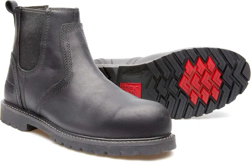 Vista 4 de Kodiak Botas de trabajo Chelsea impermeables McKinney con punta compuesta ESR para hombre Negro