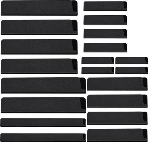 Vista 7 de 10 piezas de juego de protectores universales para el filo del cuchillo, funda para cuchillo sin BPA, suave con tus cuchillas 10 protectores