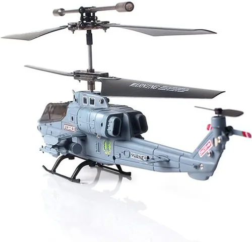 Vista 3 de Helicóptero RC S108G de canal 3.5 con giroscopio de Syma
