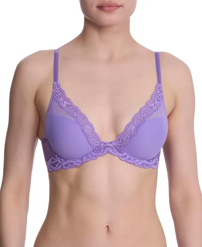 Vista 31 de Natori - Sujetador de encaje para mujer con inmersión, diseño de plumas Cafe
