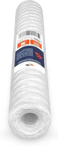 Vista 7 de Aquaboon Cartucho de filtro de agua para heridas de cuerda de 1 micrón, 20 x 2.5 pulgadas, reemplazo del filtro de agua para toda la casa