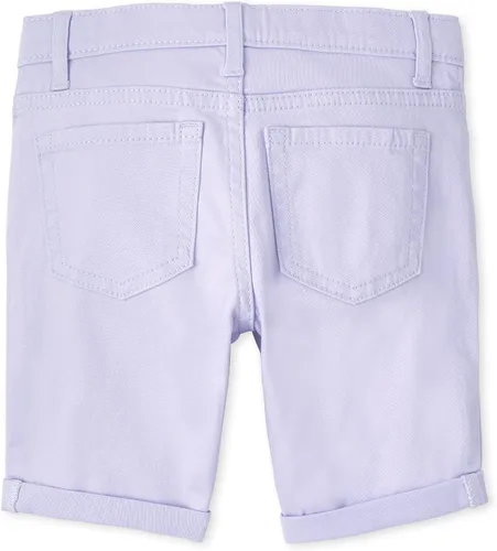 Vista 4 de The Children's Place Pantalones cortos de skimmer sólidos para niña