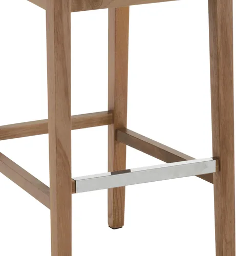 Vista 9 de Kmax Juego de 2 Taburetes de Bar de 30 Pulgadas, Taburetes de Bar Tapizados Estilo Granja con Respaldo, Taburetes de Bar de Madera Rústica Blanca