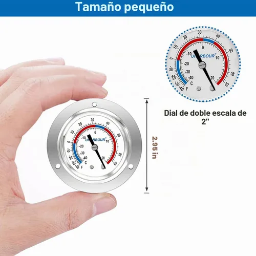 Vista 3 de Uharbour - Termómetro para congelador comercial