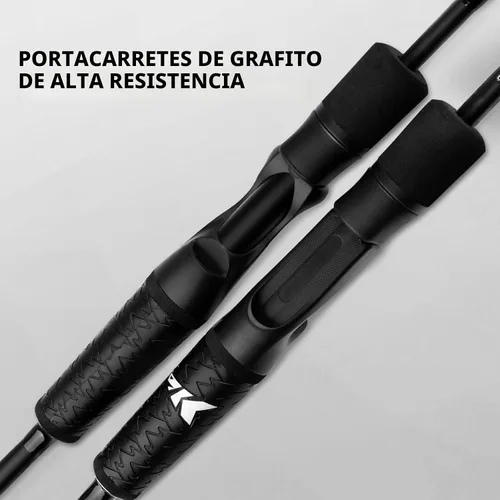 Vista 5 de KastKing Crixus Fishing Rods,IM6 Graphite Spinning Rod & Casting Rod W/Zirconium Oxide Ring Stainless Steel Guides, SuperPolymer Handle