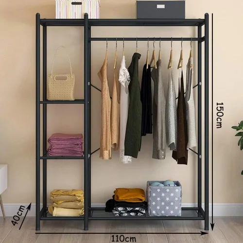 Vista 2 de Perchero de ropa de estilo nórdico, soporte de exhibición para colgar en la entrada, en el hogar y en el comercio