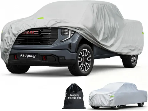 Vista 60 de Kaugung - Cubierta impermeable para camioneta, 7 capas resistentes, ajuste completo para Mitsubishi Raider 2006-2010, para todo clima, protección