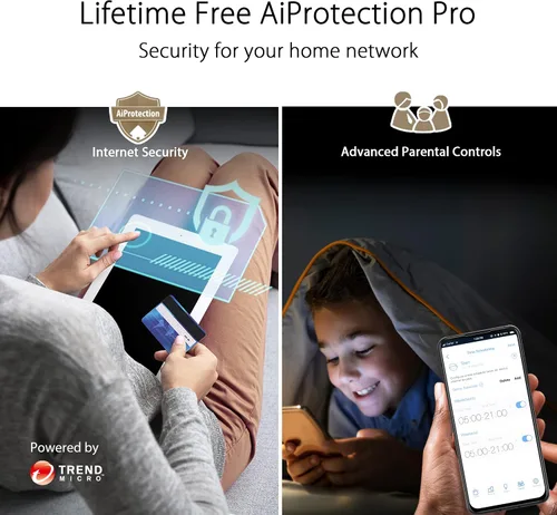 Vista 5 de ASUS ZenWiFi XT9 AX7800 Tri-Band WiFi6 Mesh WiFiSystem (paquete de 2), 802.11ax, hasta 5700 pies cuadrados y más de 6 habitaciones, AiMesh, blanco