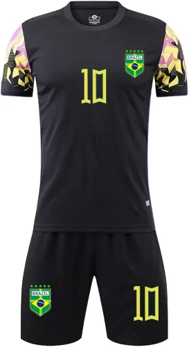 Vista 2 de Casmyd Camiseta Ney-MARR de Brasil para niños y niñas