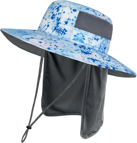 Vista 38 de BASSDASH Sombrero de pesca solar UPF 50+ resistente al agua con solapa desmontable para el cuello