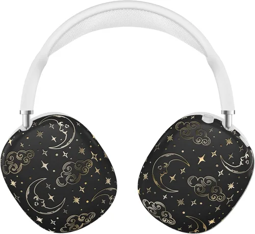 Vista 29 de VELVET CAVIAR Funda Protectora para auriculares AirPods Max Diseño protector lindo (Leopardo Negro)