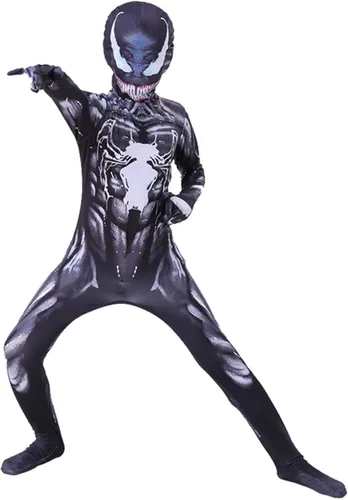 Vista 3 de OMEENTFF Disfraz de superhéroe para niños, disfraz de cosplay de Halloween