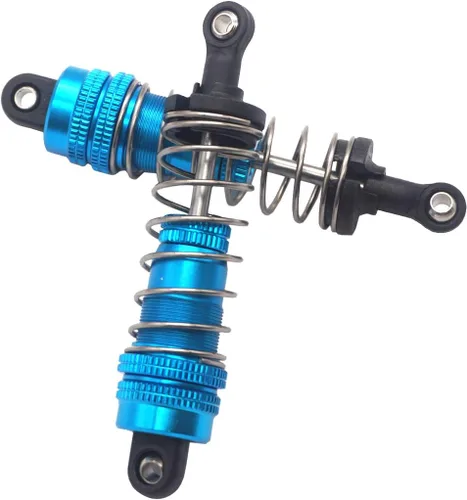 Vista 5 de ShareGoo - Amortiguador de metal para amortiguador, piezas de actualización de suspensión compatibles con WLtoys 144001 1/14 RC Car Buggy