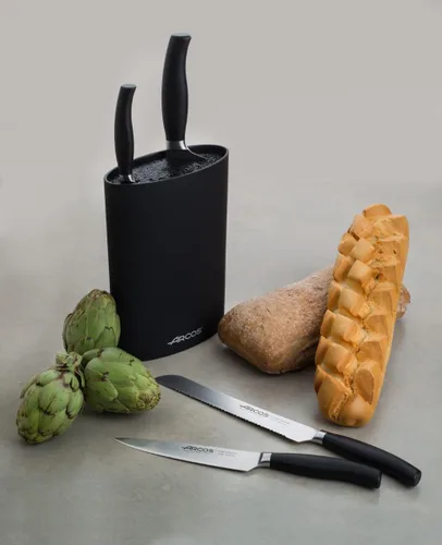 Vista 4 de Arcos Juego de 4 cuchillos de cocina forjados (cuchillo de pelar + cuchillo de cocina + cuchillo de chef + cuchillo de pan) acero inoxidable