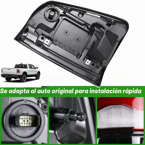 Vista 5 de Luz trasera LED sin punto ciego para Ram 1500 2019 2020 2021 2022 2023 2024