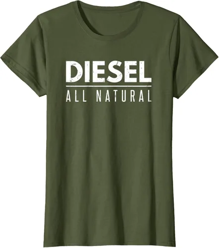 Vista 10 de Diesel All Natural Diesels Trucks Roll Carbón Power 4X4 T-Shirt Negro
