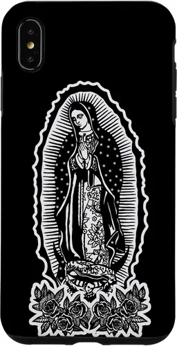 Vista 11 de Funda para iPhone 16 Nuestra Señora Virgen De Guadalupe Virgen María Tattoo Hombres Mujeres