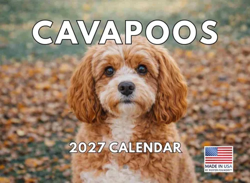 Vista 56 de Calendario mensual de pared Airedale Terrier Dog 2027