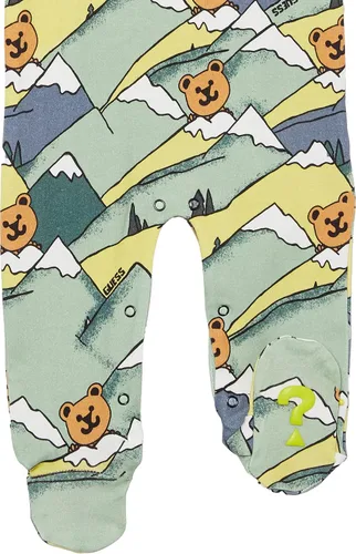 Vista 3 de GUESS Baby-boys - Algodón orgánico con estampado de pies