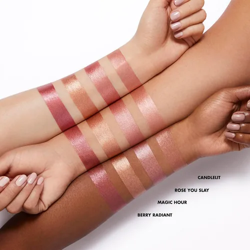 Vista 3 de e.l.f. Halo Glow Varita de Belleza para Rubor, Varita de Rubor Líquido para Mejillas Radiantes y Sonrojadas, Infundida con Escualano, Vegana y Libre